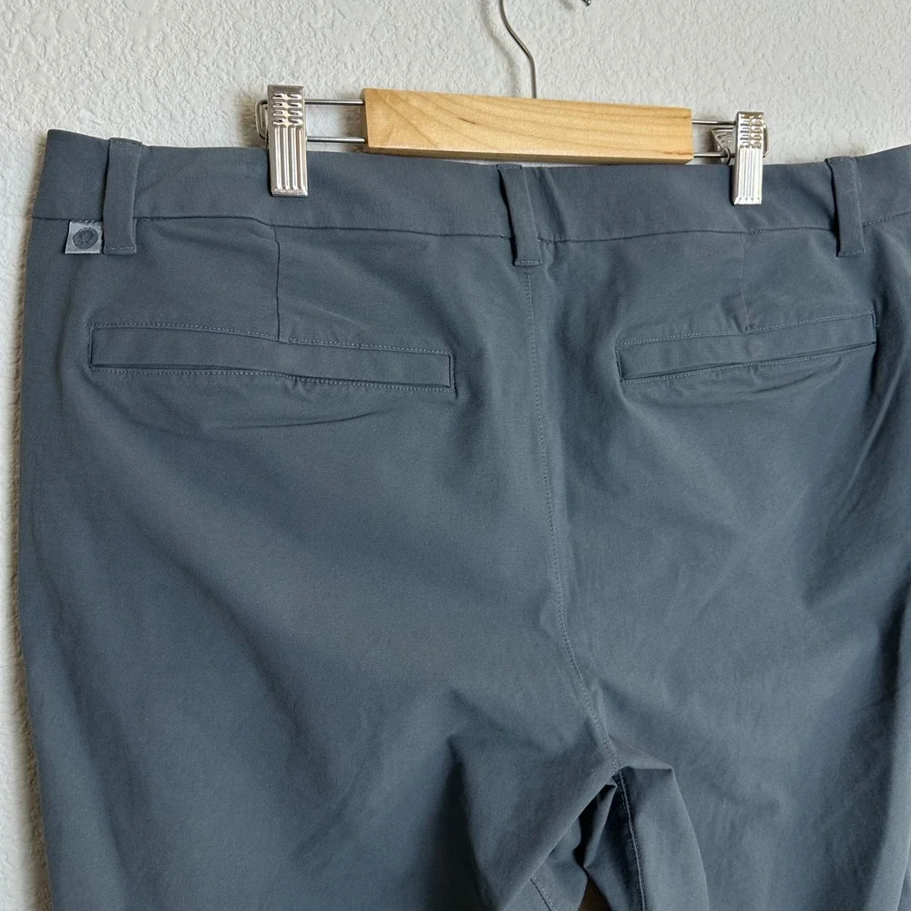 Lululemon Mens Commission Pant Classic Grey Blue Tech Chino LM5AX5S Size 36